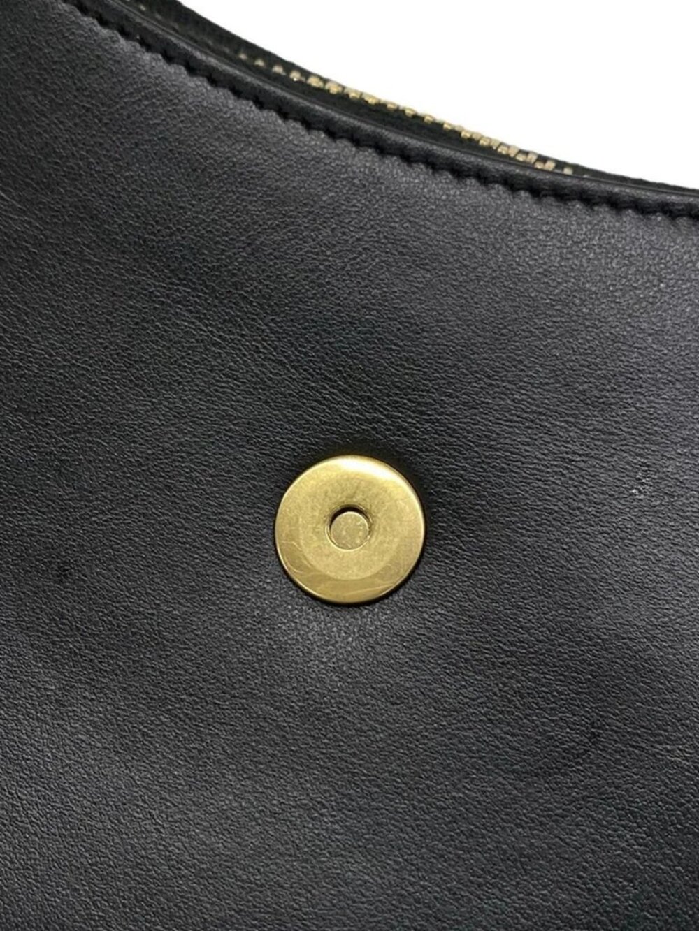 CELINE Medium Ava Trionf Bag Black Calf Skin Handbag - Picture 10 of 16